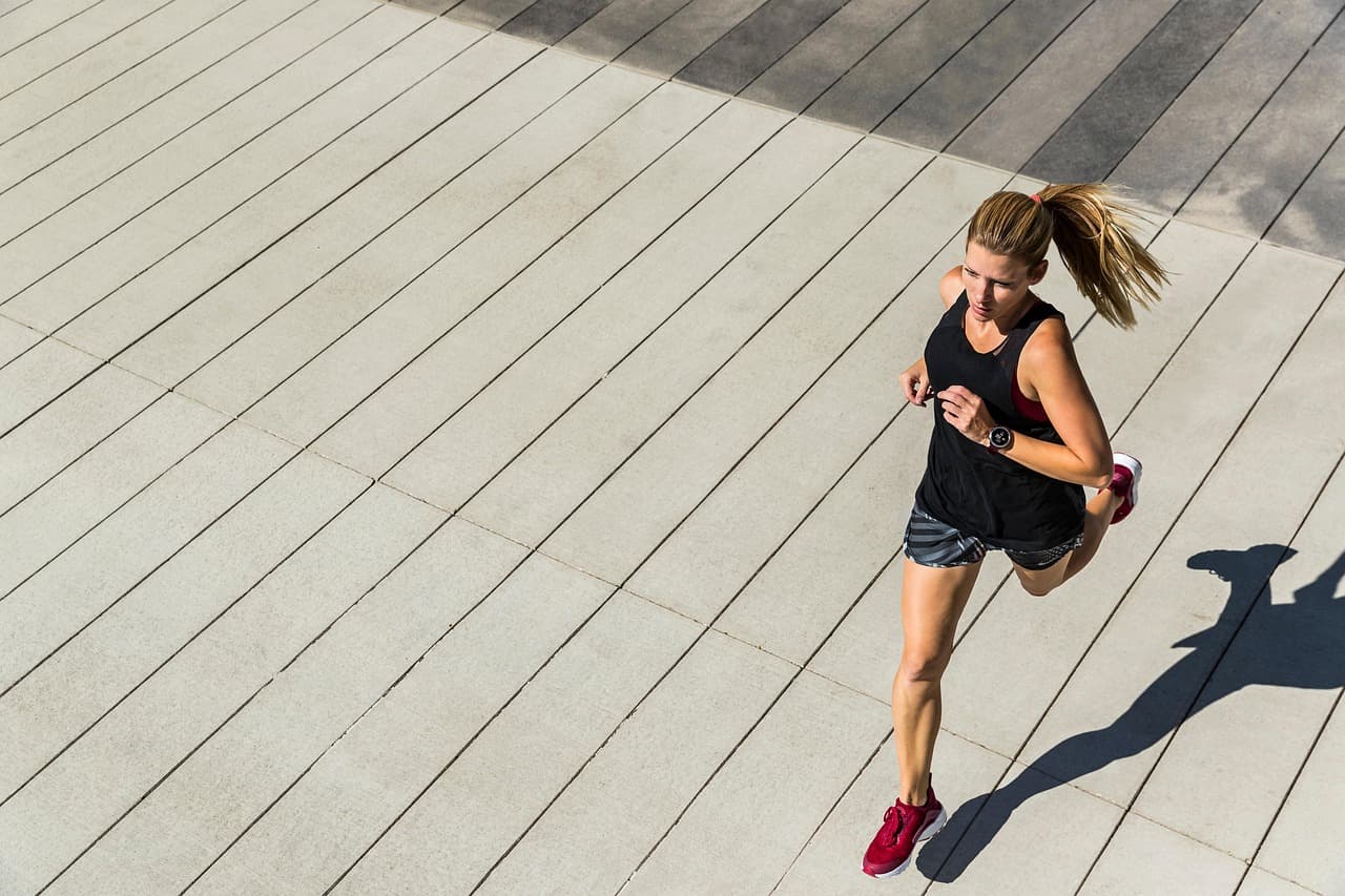 Runner tracking workout feature